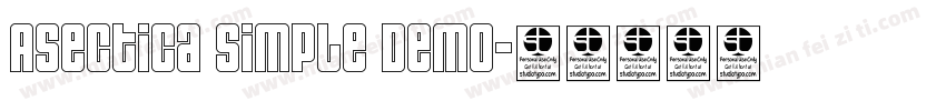 Asectica Simple Demo字体转换